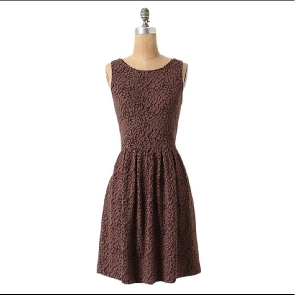 Anthropologie Deletta Flared Neovision Dress - Picture 2 of 8